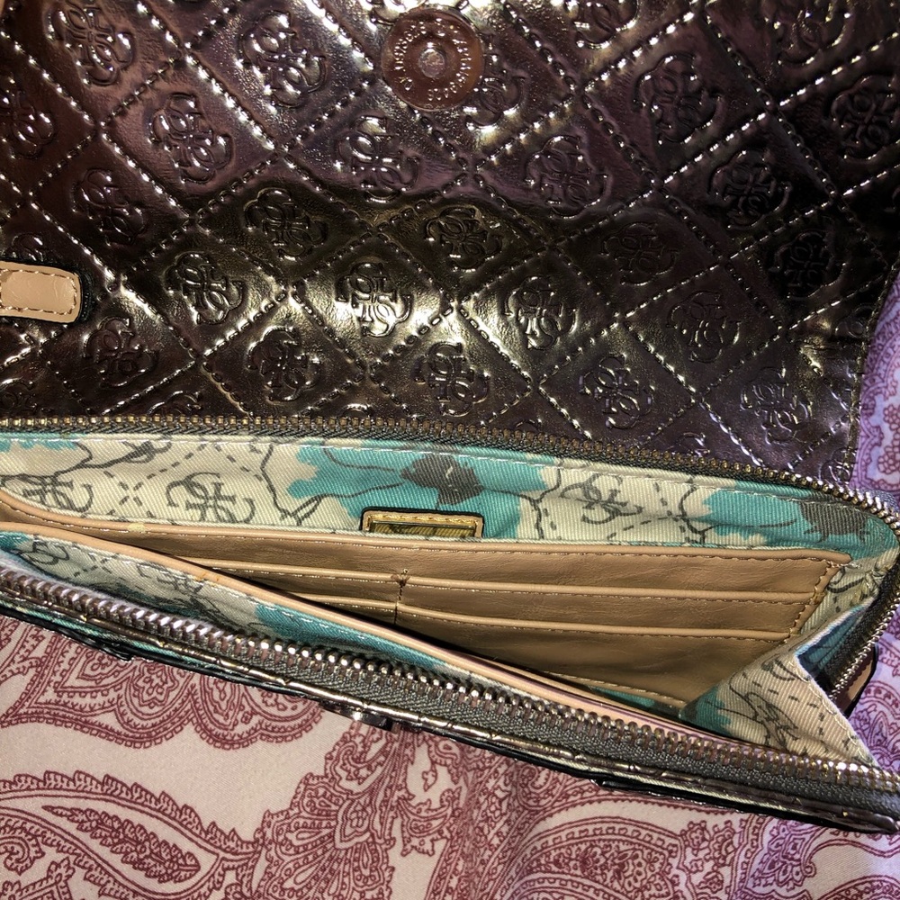 Authentic Metallic Guess Wallet - image 5
